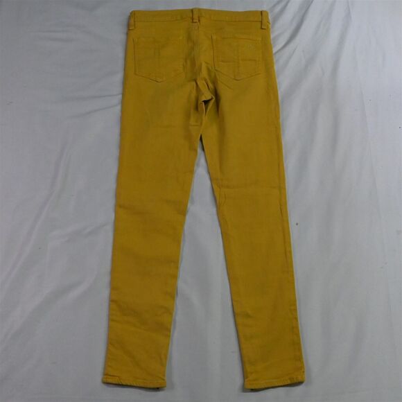 Lot 2 Rag + Bone 27 Zipper Capri Skinny Yellow Blue‎ Stretch Denim Womens Jeans - Picture 9 of 9